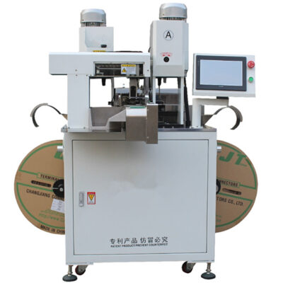 Automatic crimping machine with servo system